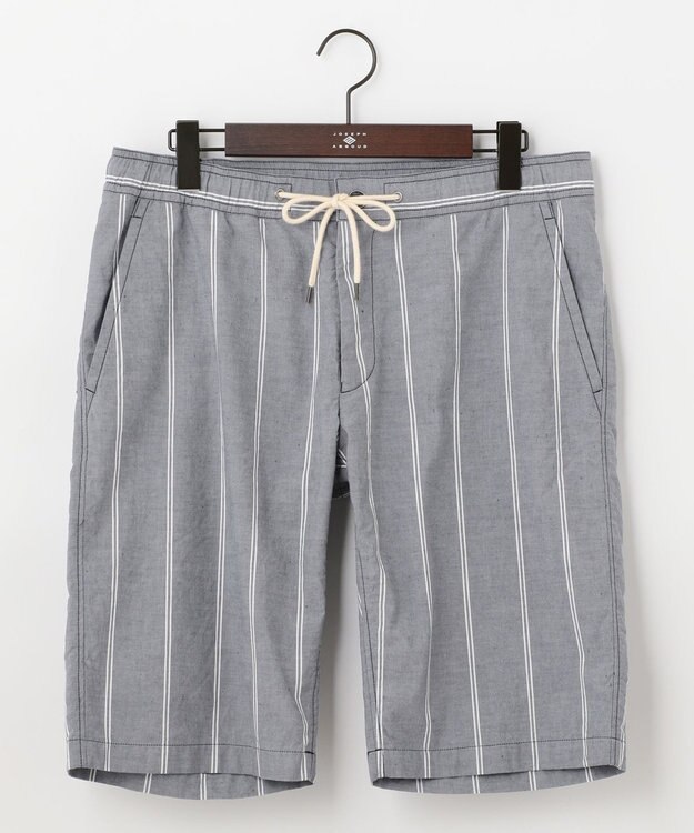 JOSEPH ABBOUD MOUNTAIN 【SPACE／UNISEX】JOE COTTONワイドストライプ ハーフパンツ ネイビー系2