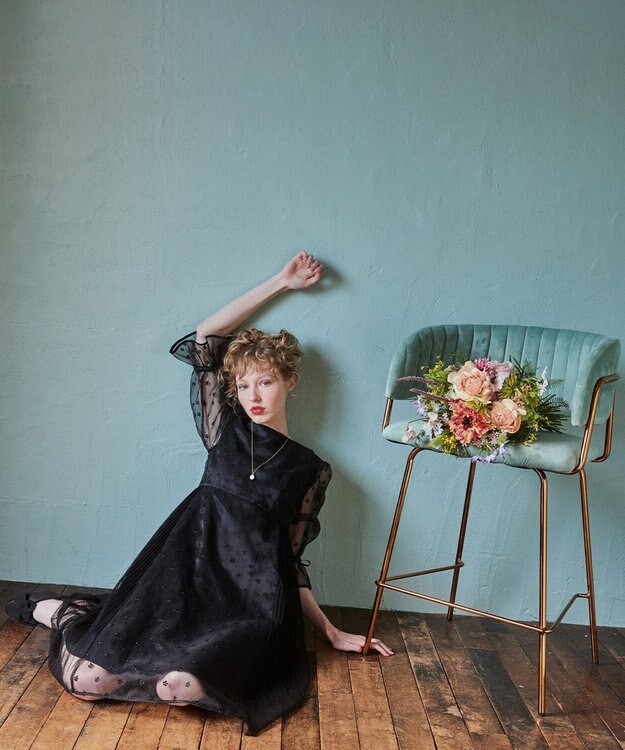 TOCCA 【消臭・洗える！】FRAGMENT OF THE STAR ドレス ブラック系