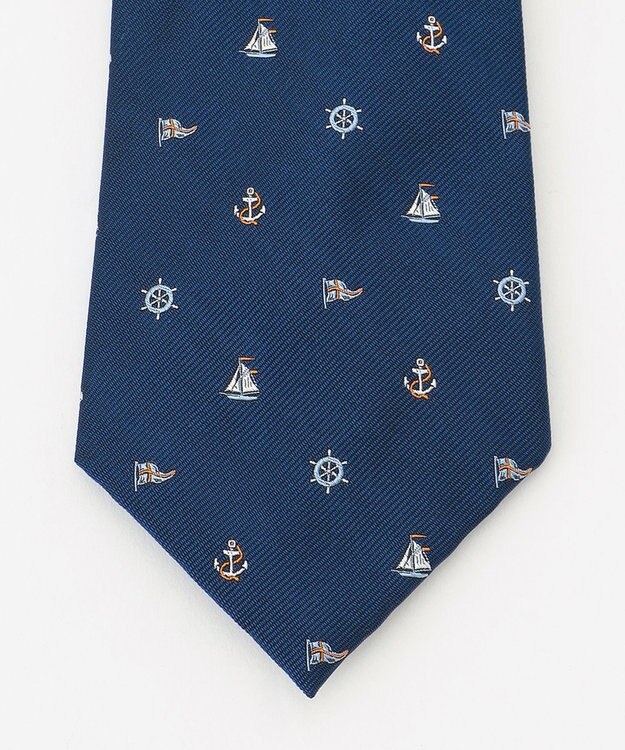 J.PRESS MEN 【STEPHEN WALTERS】マリンモチーフネクタイ ネイビー系8