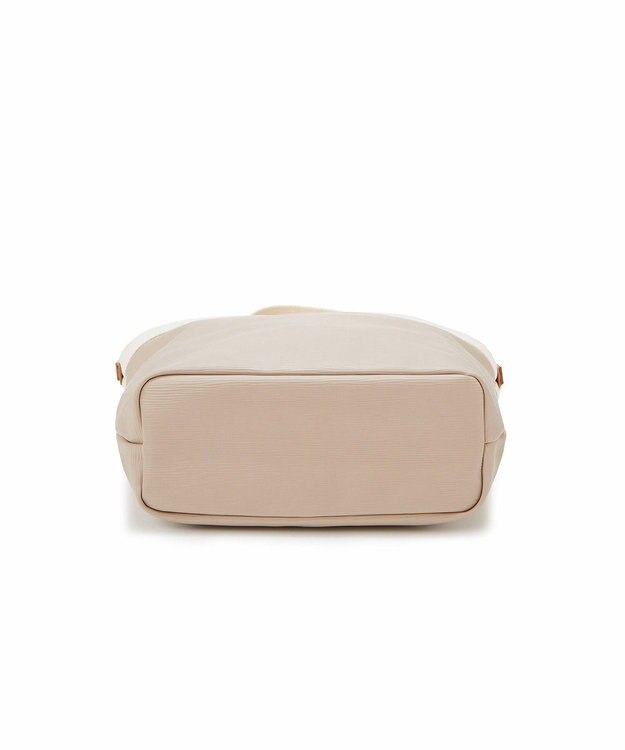 TOPKAPI 【Breath TOPKAPI】RIPPLE リプル ファスナー付 縦型 2way トートバッグL ペールベージュ