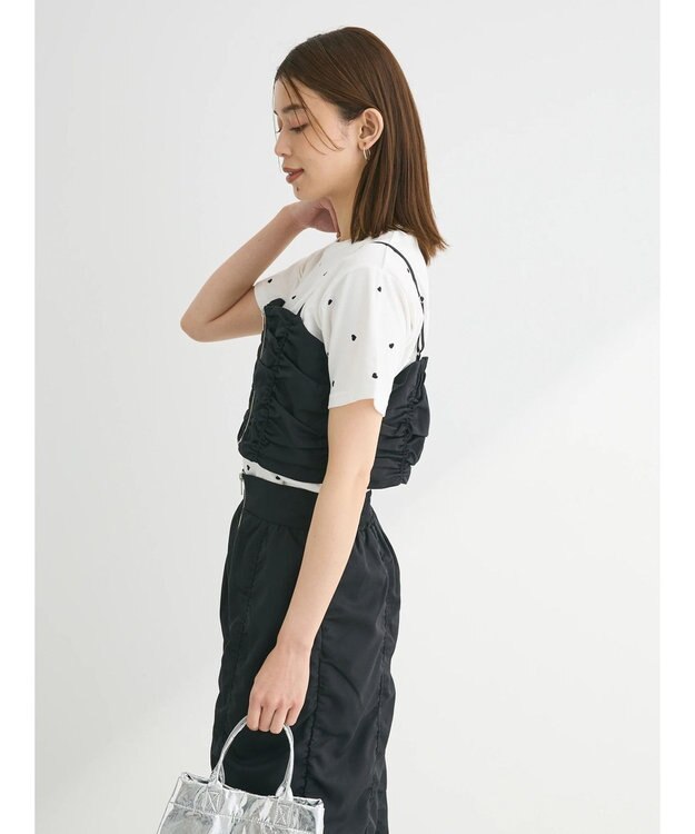 Green Parks ・ＥＬＥＮＣＡＲＥ　ＤＵＥ　シャーリングビスチェ Black