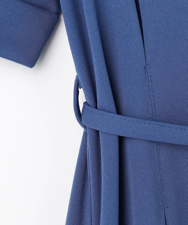 ANY SIS ジョーゼットジャージー ワンピース ブルー