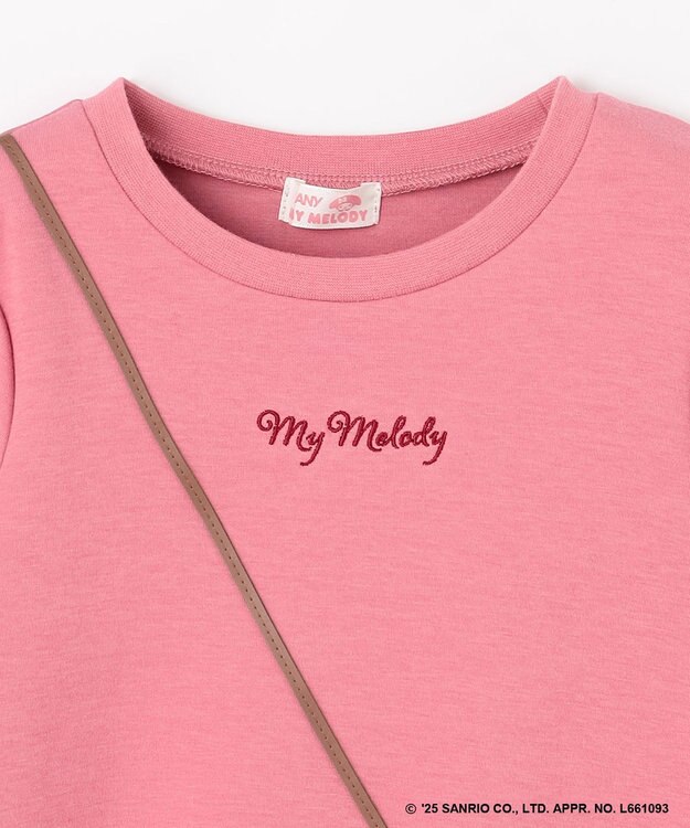 ANY KIDS 【マイメロディ＆クロミ×ANY KIDS】ポシェット ワンピース ピンク×マイメロディ