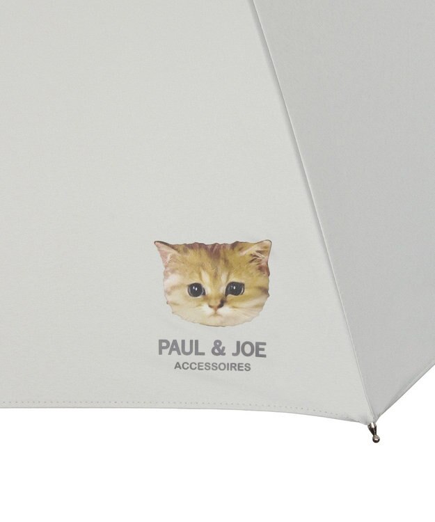 MOONBAT 【 遮光率100％/遮熱/UV】PAUL&JOE ACCESSOIRES(ポール&ジョー) 晴雨兼用日傘 ヌネット ネコ 長傘 ホワイト