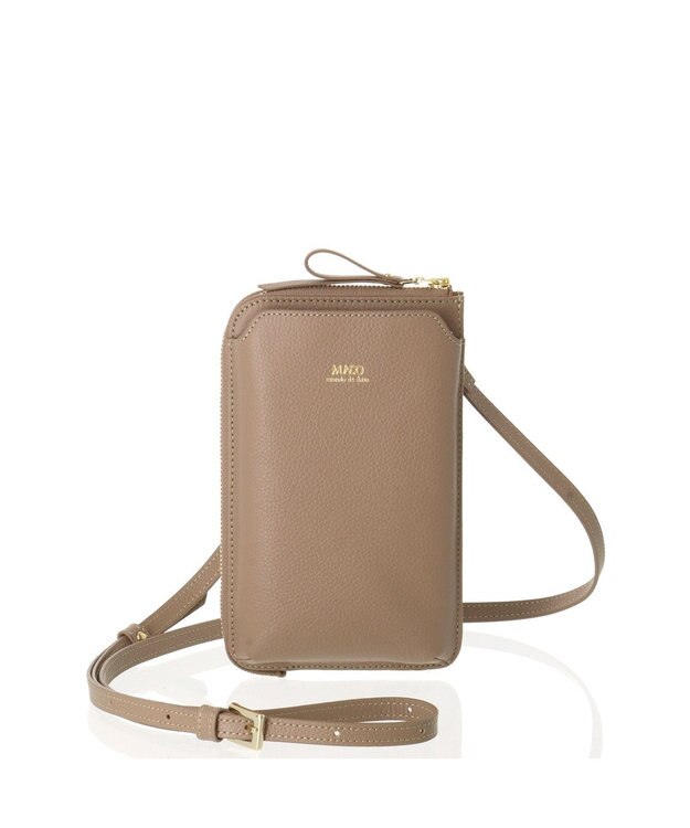 IBIZA MUNDO　マルチポシェット ベージュ