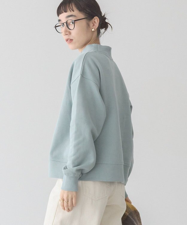 AMERICAN HOLIC モックネック裏起毛プルオーバー Mint