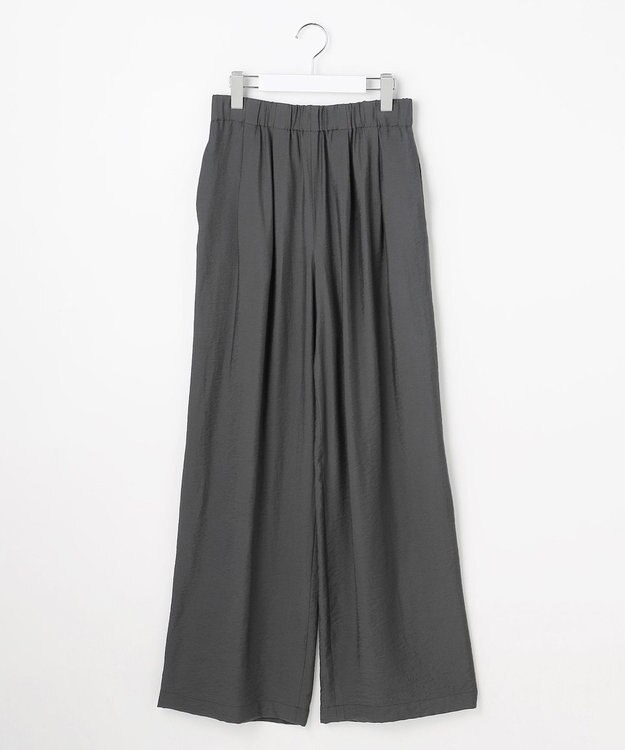 自由区 【セットアップ対応】エアリーツイルワイド パンツ ［新色］ブラウン