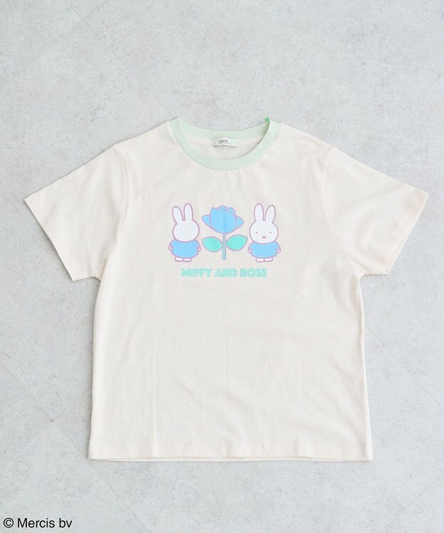 earth music&ecology ｍｉｆｆｙ／ｅａｒｔｈ　Ｒｏｓｅ　ｒｉｎｇｅｒ　Ｔｅｅ Cream