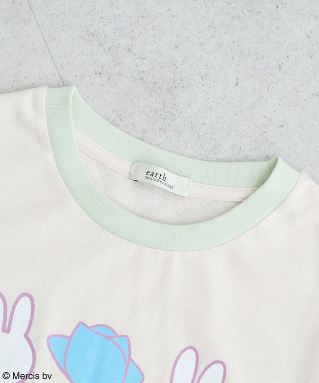 earth music&ecology ｍｉｆｆｙ／ｅａｒｔｈ　Ｒｏｓｅ　ｒｉｎｇｅｒ　Ｔｅｅ Cream