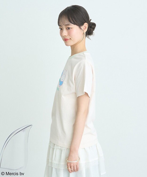 earth music&ecology ｍｉｆｆｙ／ｅａｒｔｈ　Ｒｏｓｅ　ｒｉｎｇｅｒ　Ｔｅｅ Cream