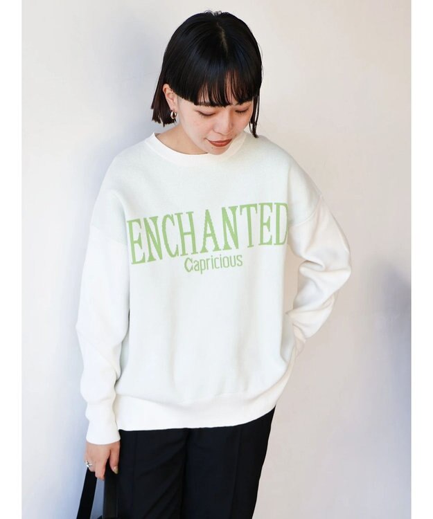 AMERICAN HOLIC ロゴニットプルオーバー Ivory