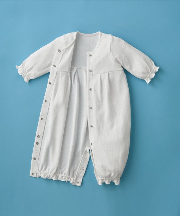 MIKI HOUSE HOT BISCUITS 【ミキハウス】 セレモニードレスセット3点セット 白