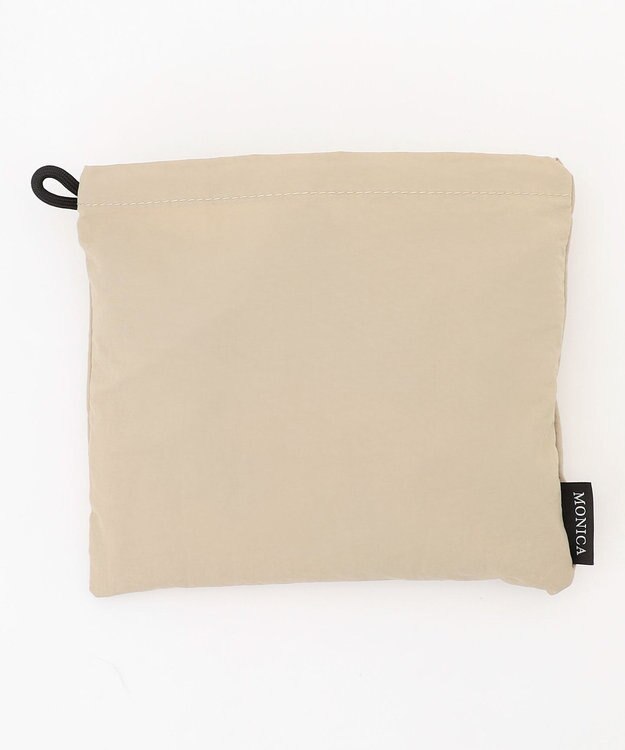 LA BAGAGERIE 【MONICA】ダブルハンドル　パッカブルビッグバッグ ベージュ