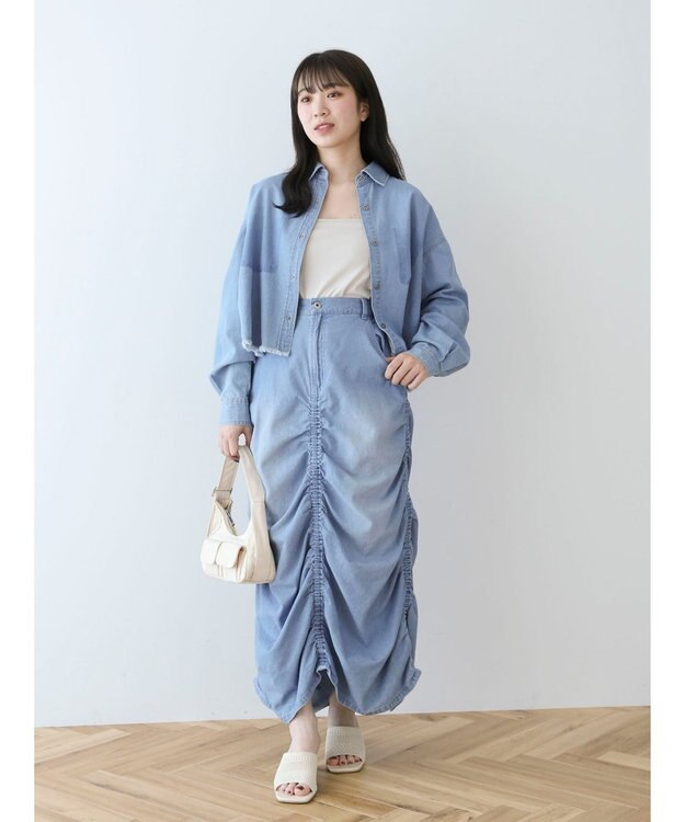 Green Parks カップ付き天竺インナー Light Beige