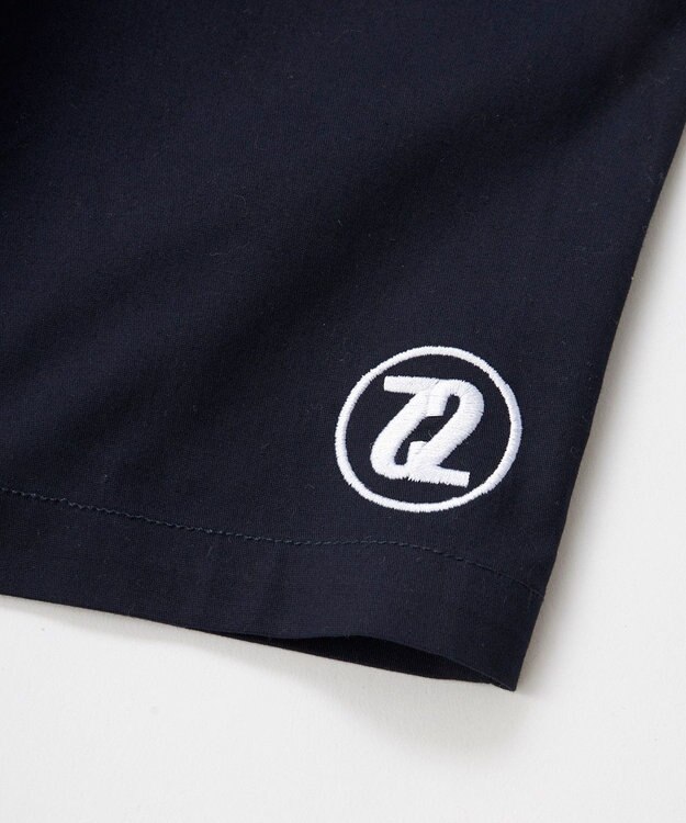 OP／FILA 【SEVEN2】バックブリント ロゴデザインハーフパンツ ネイビー