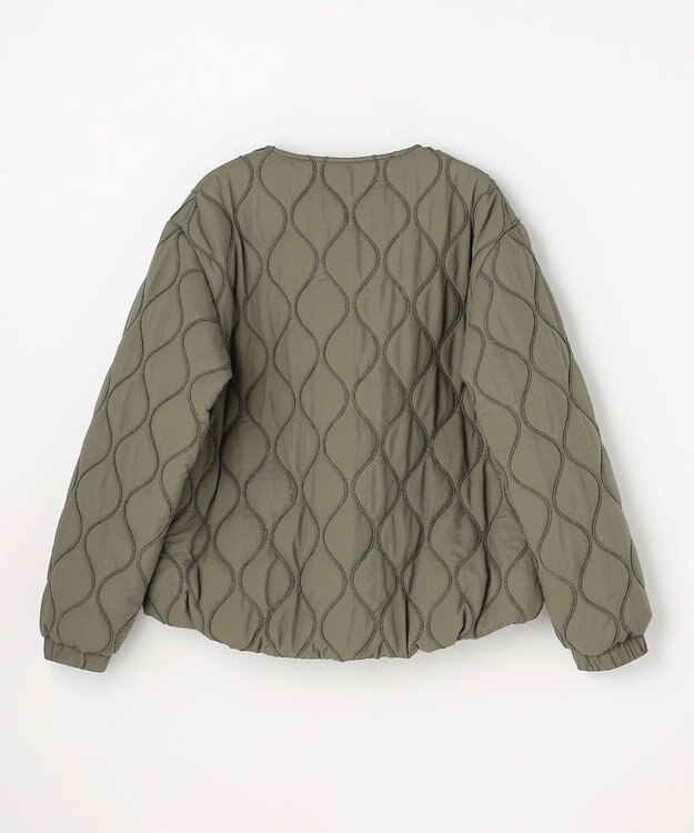 ANY L モールキルトブルゾン カーキ