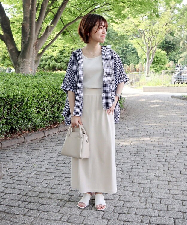 CRAFT STANDARD BOUTIQUE ペプラムブラウス Gingham Check