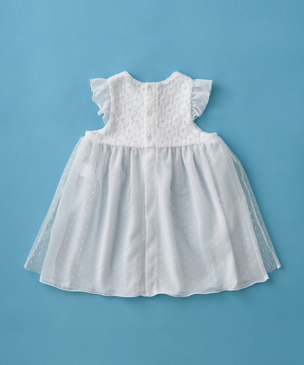 MIKI HOUSE HOT BISCUITS 【ミキハウス】 セレモニードレスセット3点セット 白