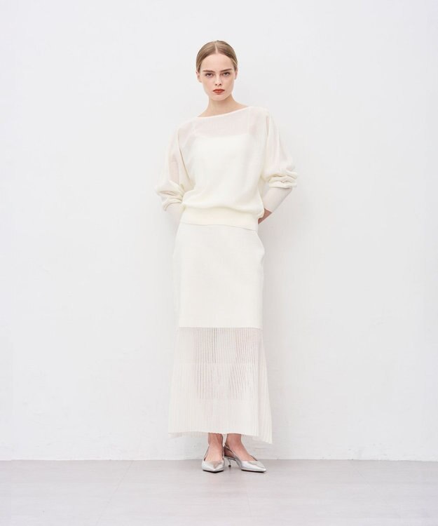 uncrave シアーニット コンビスカート オフ