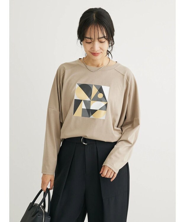 Green Parks ・ｆｕｒｒｙ　ｒａｔｅ　キカガクｐｔドルマンロンＴ Gray Beige