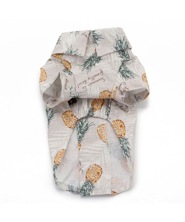 PET PARADISE パイナップル柄 アロハシャツ 【小型犬】 ベージュ