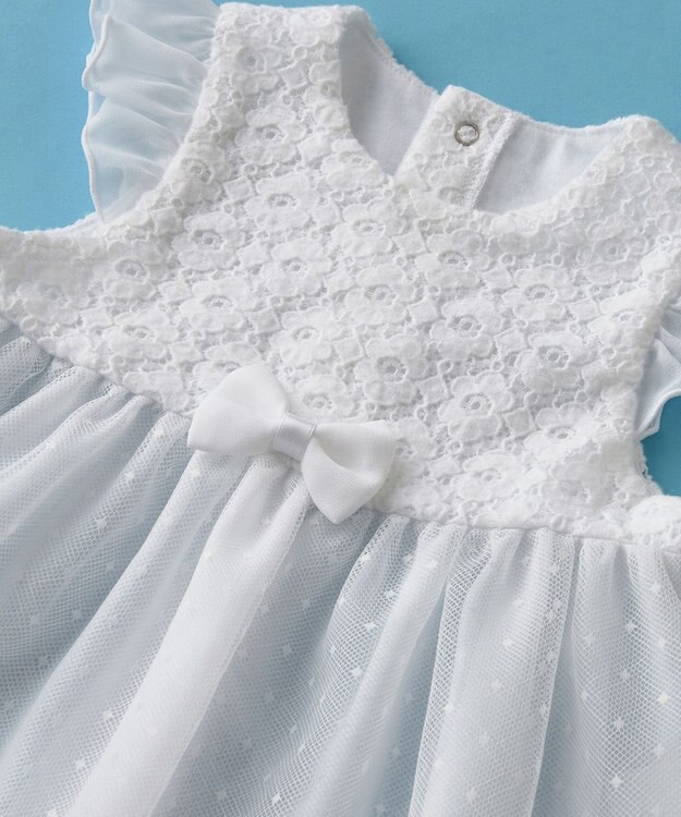 MIKI HOUSE HOT BISCUITS 【ミキハウス】 セレモニードレスセット3点セット 白