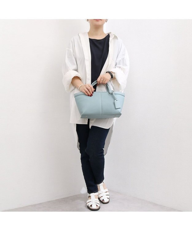 UNBILLION カカトゥ kakatoo / ハンドルポイント2wayトートバッグ サックスブルー