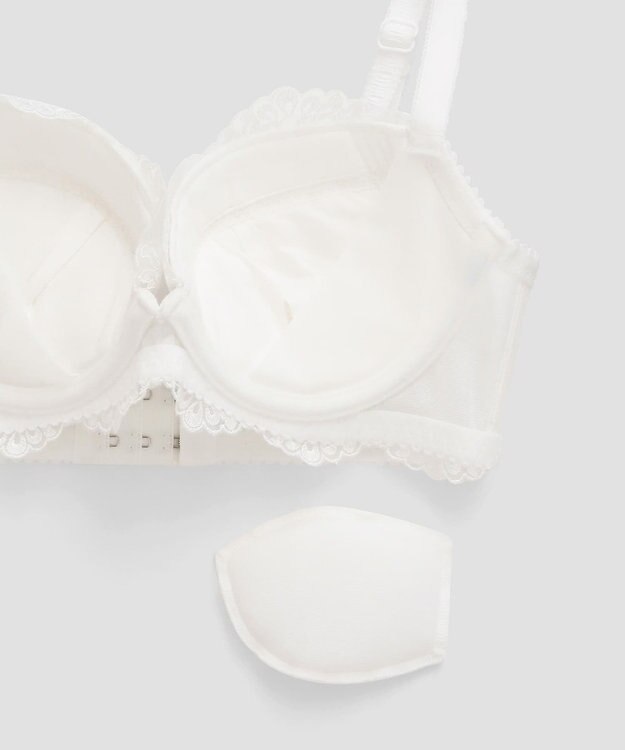 San-ai Resort（三愛水着楽園） エレガントコレクション【2503】単品ブラEFGカップ 【背中すっきり】 ホワイト