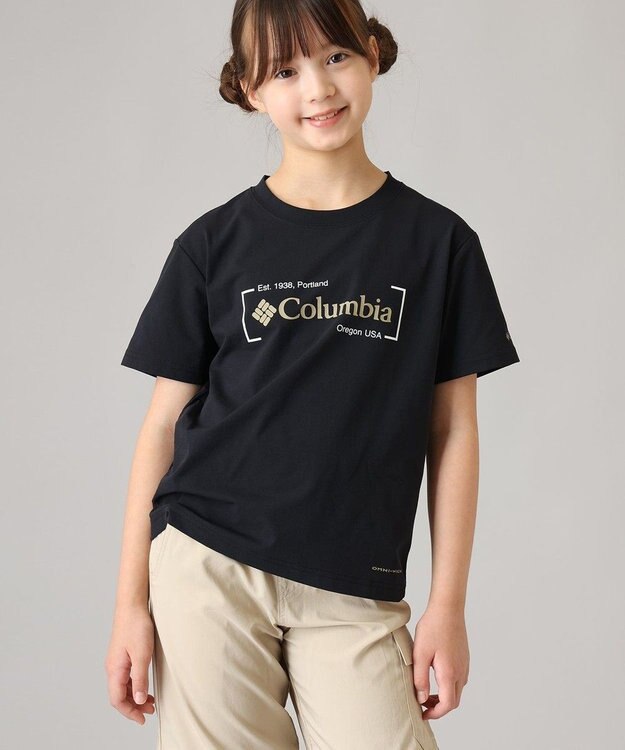 Columbia Columbia/ キッズアイテム/ ユースタイムトゥトレイルトレイルショートスリーブグラフィックTシャツ /コロンビア Black