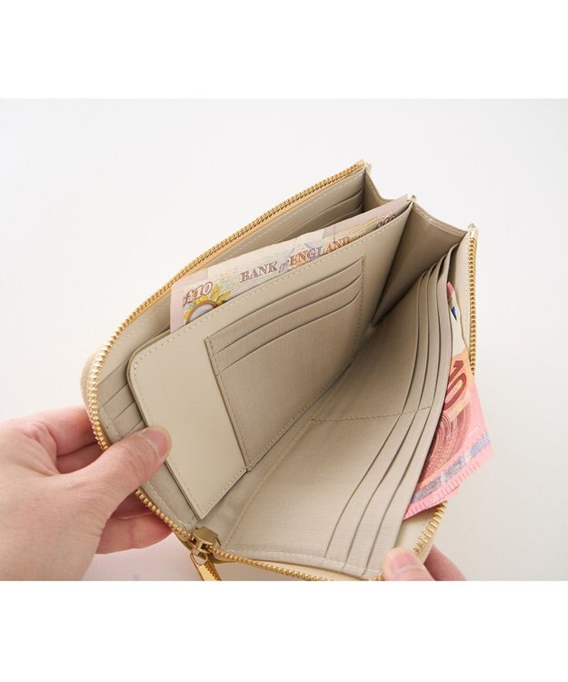 MIYABIYA La quoh with kirakaracho L字ロングウォレット 菜の花(なのはな)