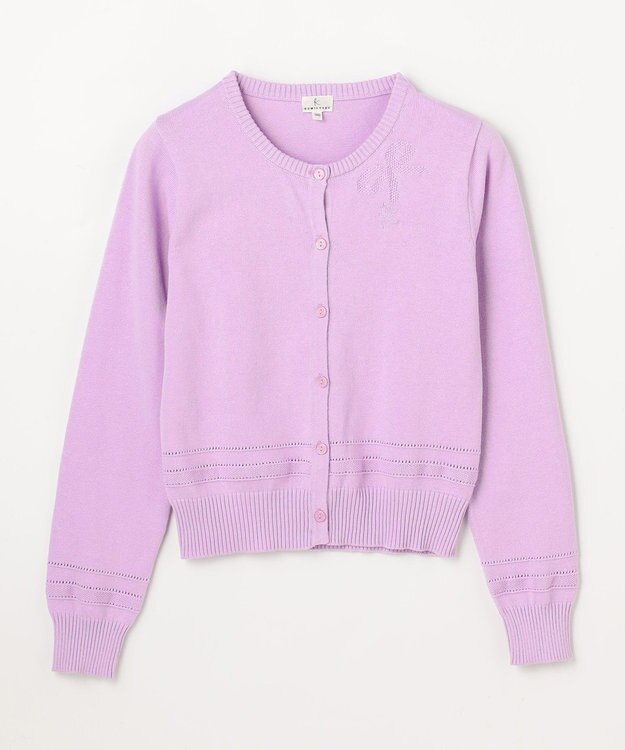 組曲 KIDS 【150-160㎝】クラシック カーディガン ライラック系