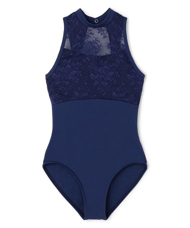 Chacott ハイネックレオタード ネイビー