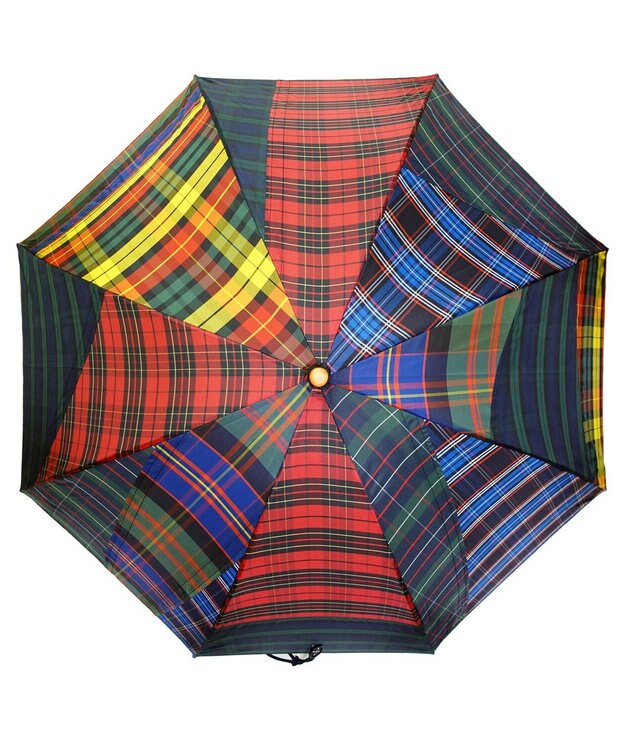 +RING 【限定/日本製】 UNISEX プラスリング 長傘60cm SR434 CHK マルチカラー