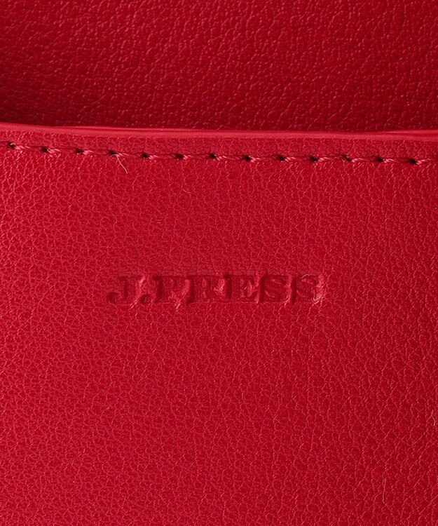 J.PRESS LADIES 【セットアイテム】 エコバッグ付き スマホ ポシェット レッド系