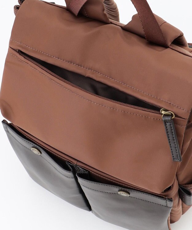 Y'SACCS 木村多江×Y'SACCS フラップポケットリュックサック チョコ