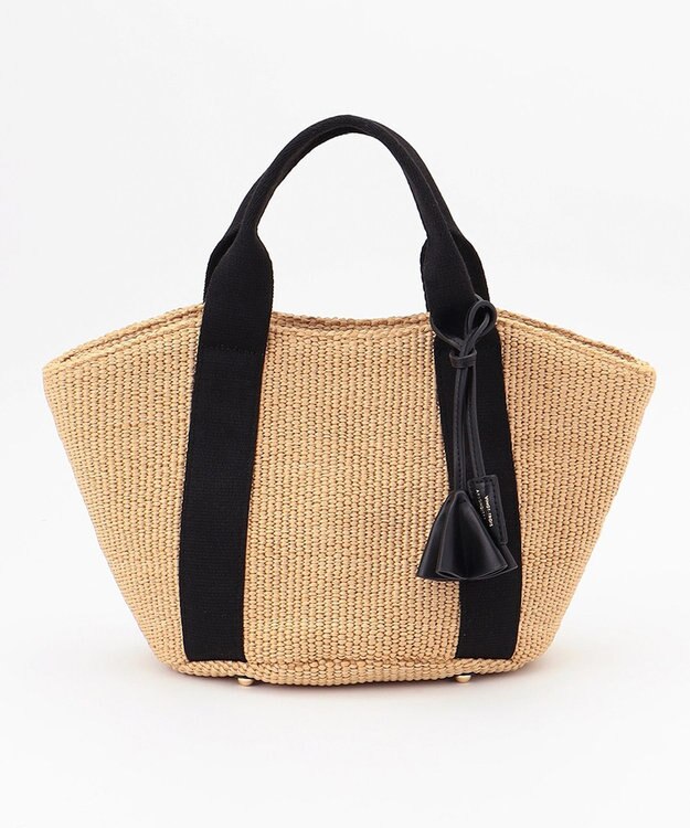 23区 雑材 ミニトート バッグ ブラック系1