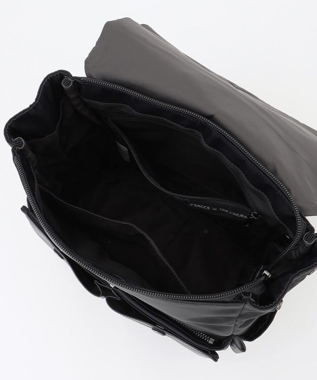 Y'SACCS 木村多江×Y'SACCS フラップポケットリュックサック ブラック