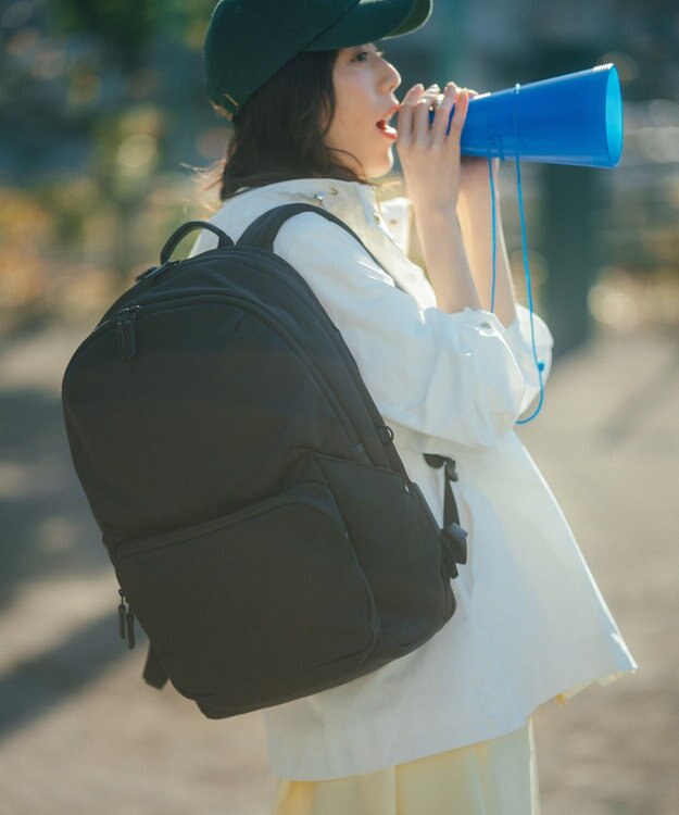 ACE BAGS & LUGGAGE W&.Day/Night ポッケスアプト ラウンドリュック B4サイズ 15.6インチPC収納 20222 ダブルアンドデイナイト ブラック