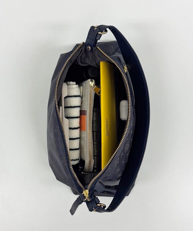 russet ナイロンジャガード2WAYショルダーバッグ(SF-274) Purple/BR