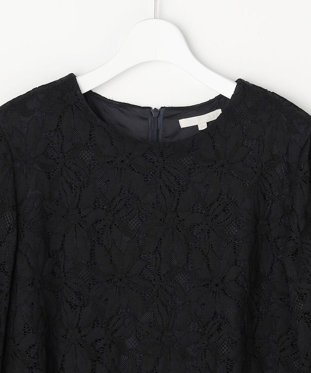 自由区 S 【カタログ掲載】トリアセダブルクロスレース ワンピース ネイビー