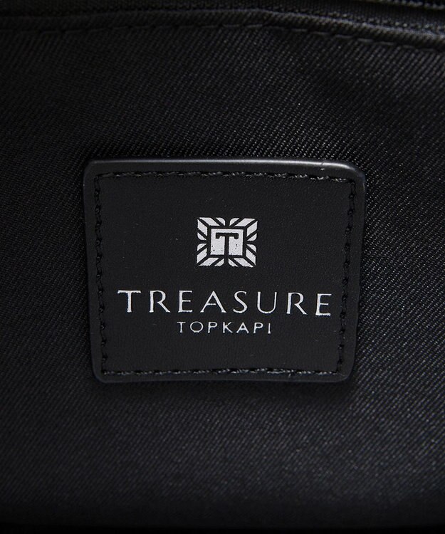 TOPKAPI 【TREASURE TOPKAPI】メタリック パデット ショルダー付 トートバッグ ブロンズ