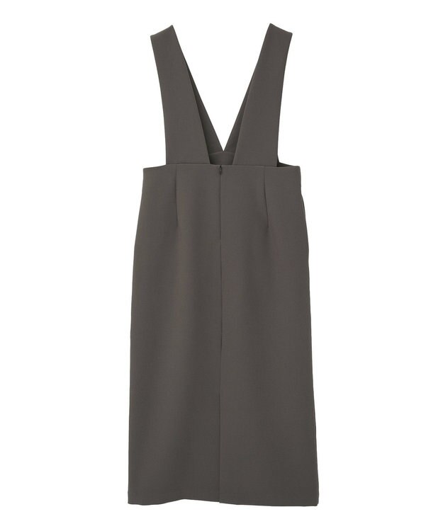 AMERICAN HOLIC イージーケアＶネックワンピース Mocha