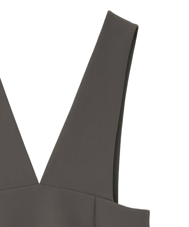 AMERICAN HOLIC イージーケアＶネックワンピース Mocha