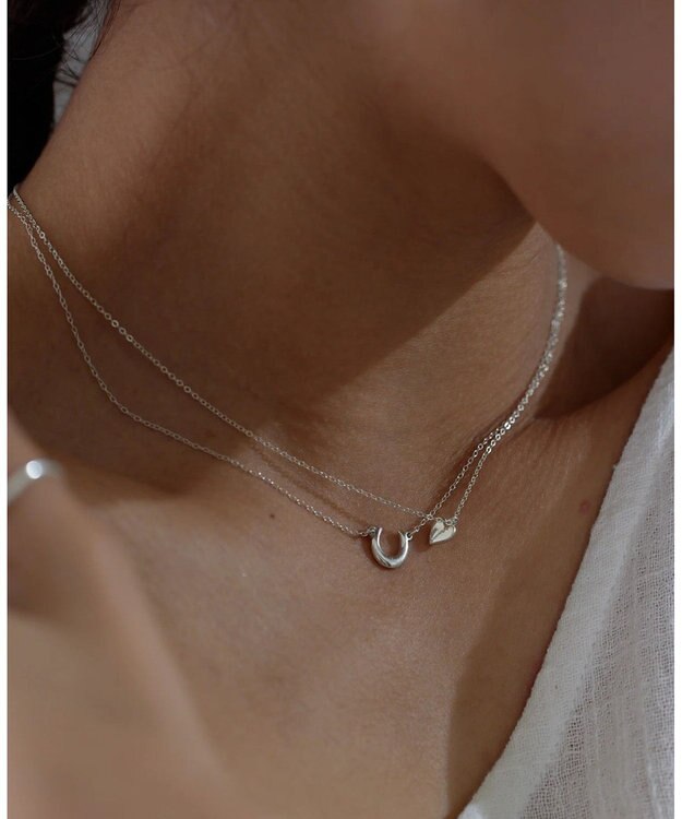 yoaa シルバー925 ポニーシュー ネックレス シルバー925