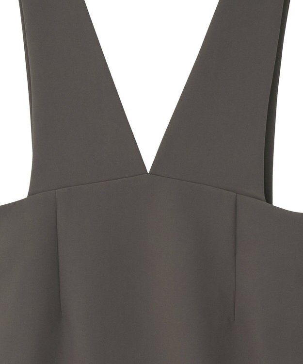 AMERICAN HOLIC イージーケアＶネックワンピース Mocha