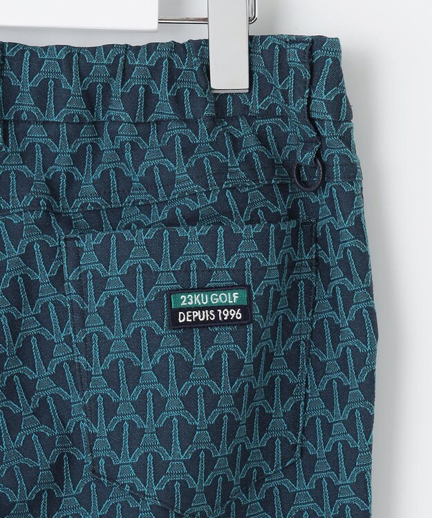 23区GOLF 【WOMEN】【ストレッチ】エッフェル柄ジャガード パンツ ネイビー系5