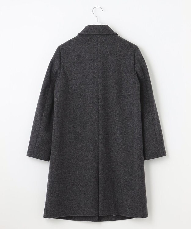 J.PRESS LADIES L ショートビーバー ステンカラーコート グレー系