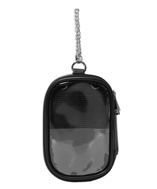 WEGO 【痛バ＆推し活グッズ】ダブルフェイスマルチぬいポーチ ブラック