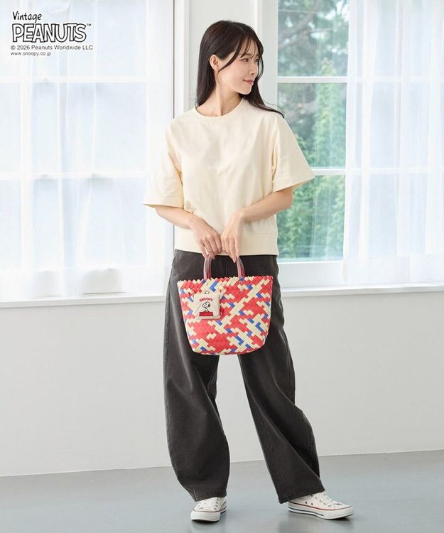 ROOTOTE 8510【ルートート】スヌーピー IP.デリバスケット.ピーナッツ-1G 02：ドッグハウス