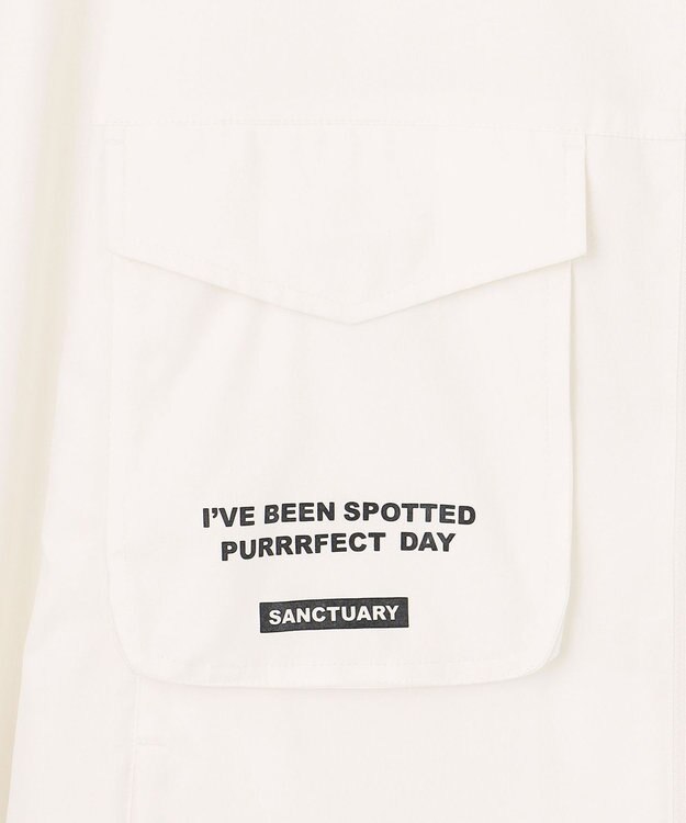 PW CIRCULUS 【MEN】【洗える/ストレッチ】ジップアップ フーデッド ブルゾン ホワイト系